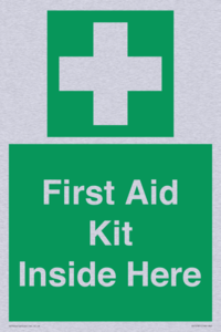 First Aid Kit Inside Here